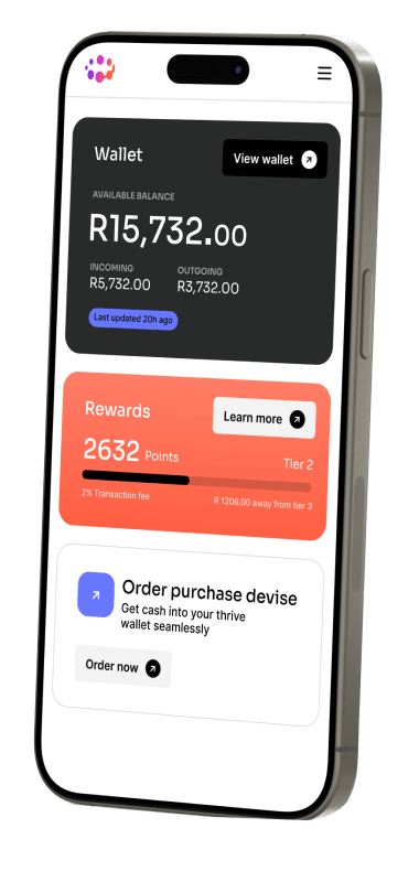 Phone showing payment app